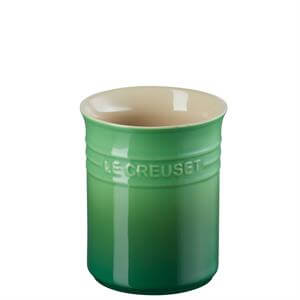 Le Creuset Bamboo Green Stoneware Small Utensil Jar